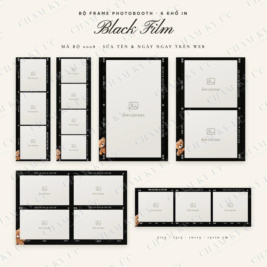 Bộ frame Black Film
