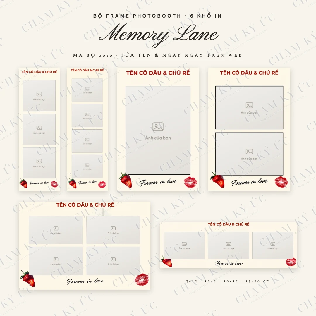 Bộ frame Memory Lane