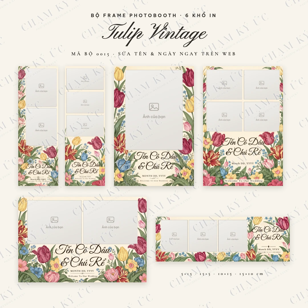 Bộ frame Tulip Vintage
