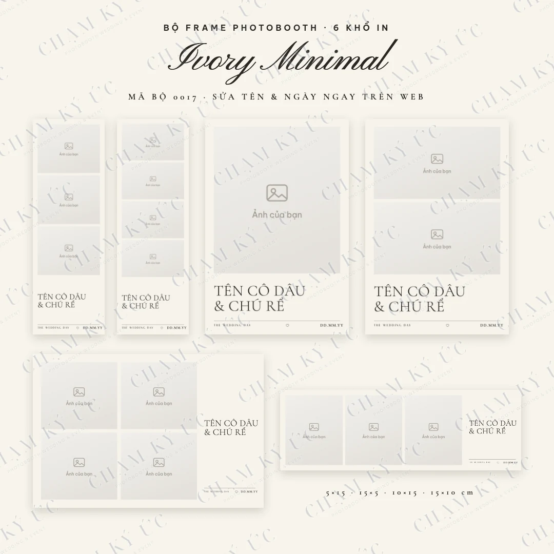 Bộ frame Ivory Minimal