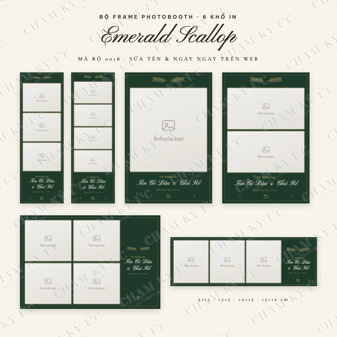 Bộ frame Emerald Scallop