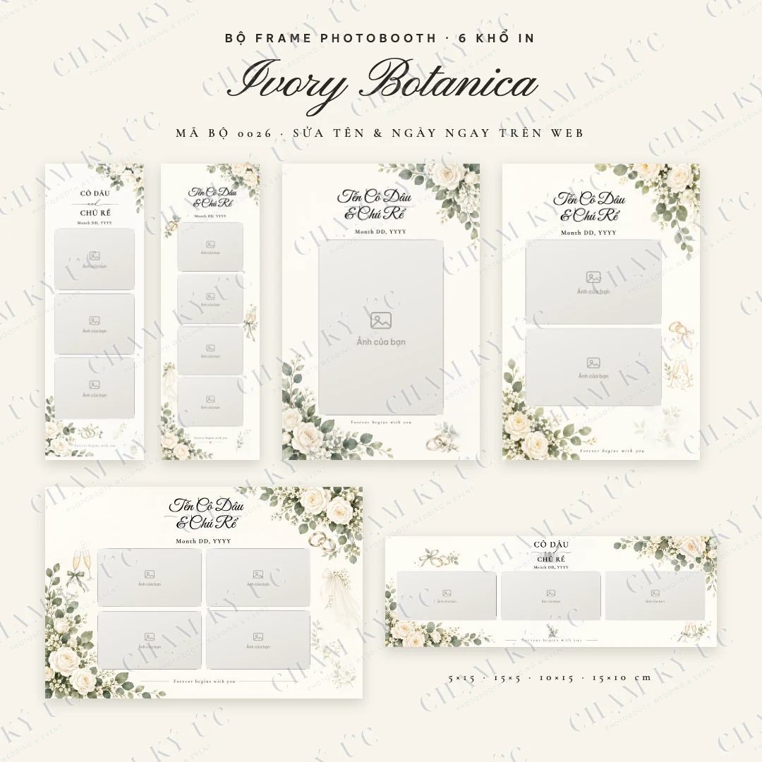 Bộ frame Ivory Botanica