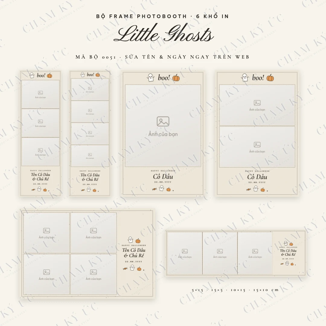 Bộ frame Little Ghosts