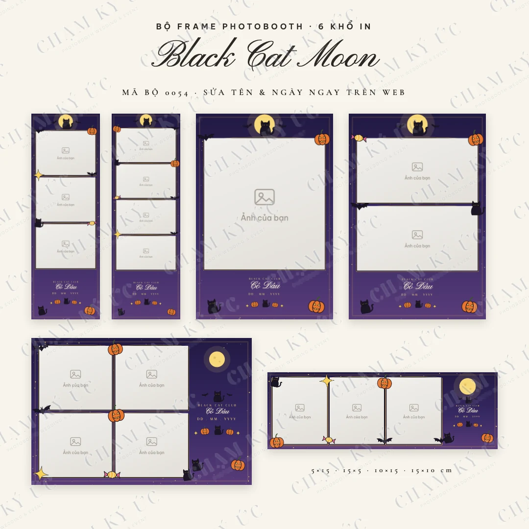 Bộ frame Black Cat Moon