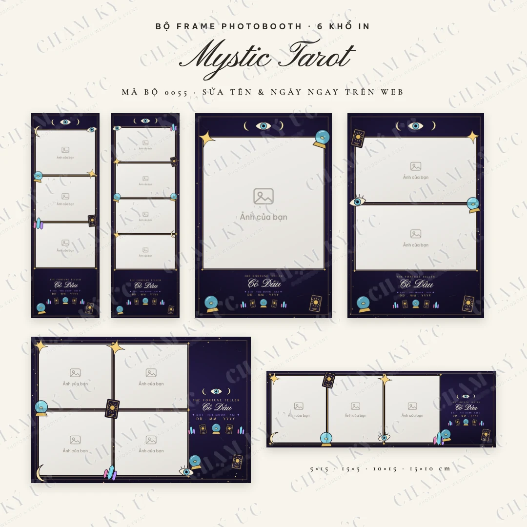 Bộ frame Mystic Tarot