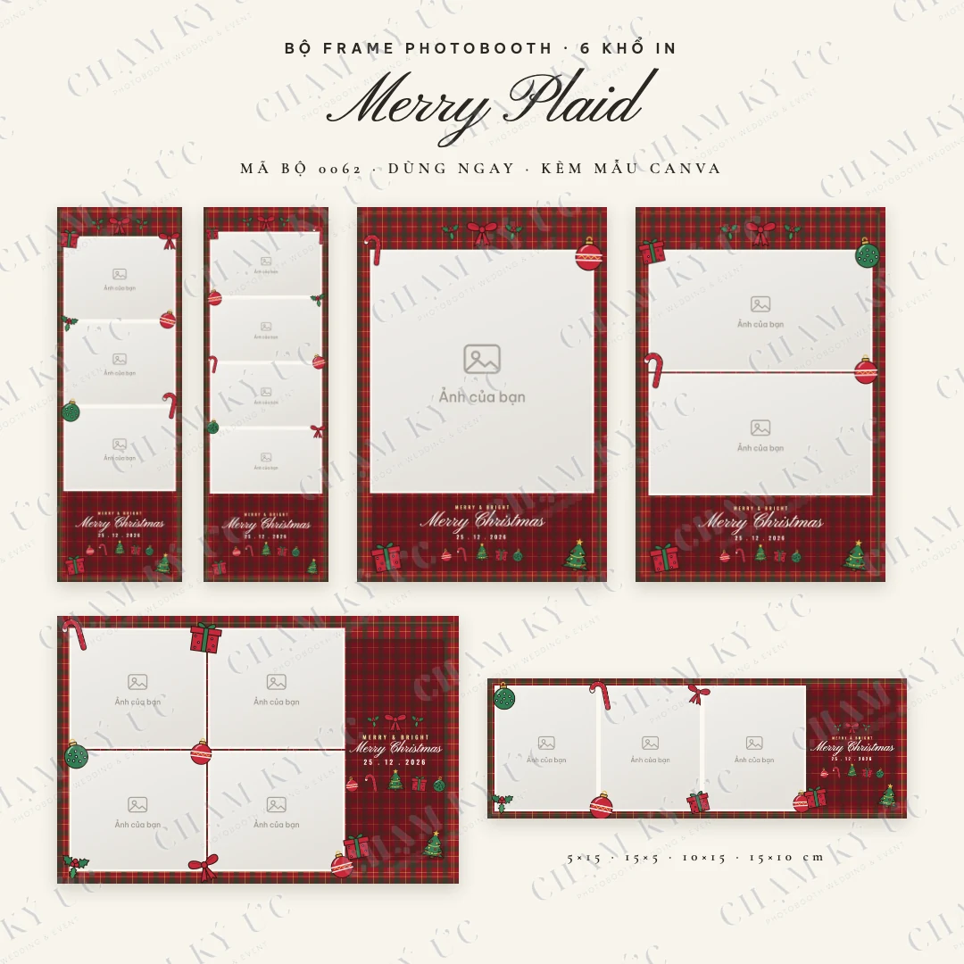 Bộ frame Merry Plaid