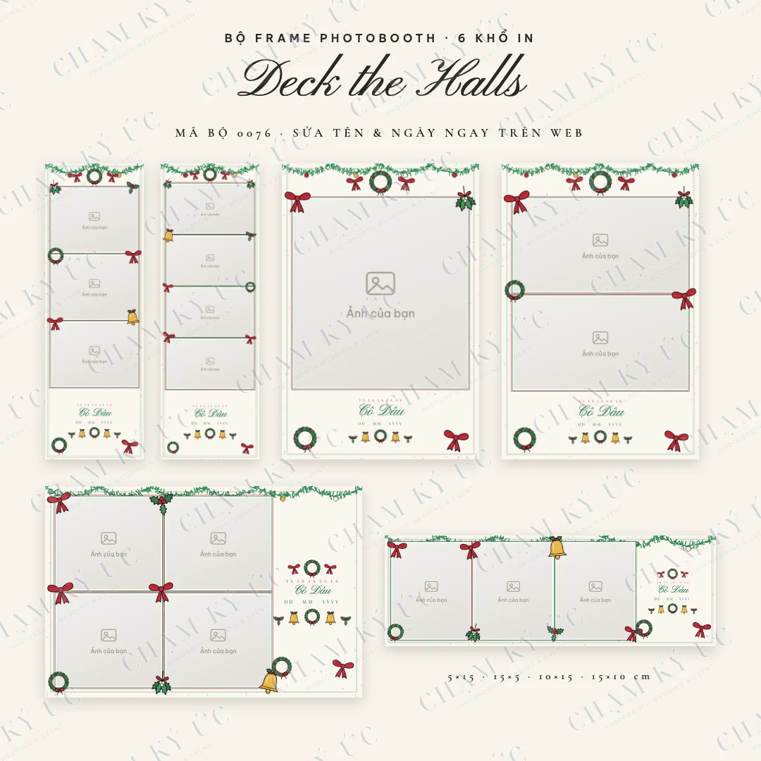 Bộ frame Deck the Halls
