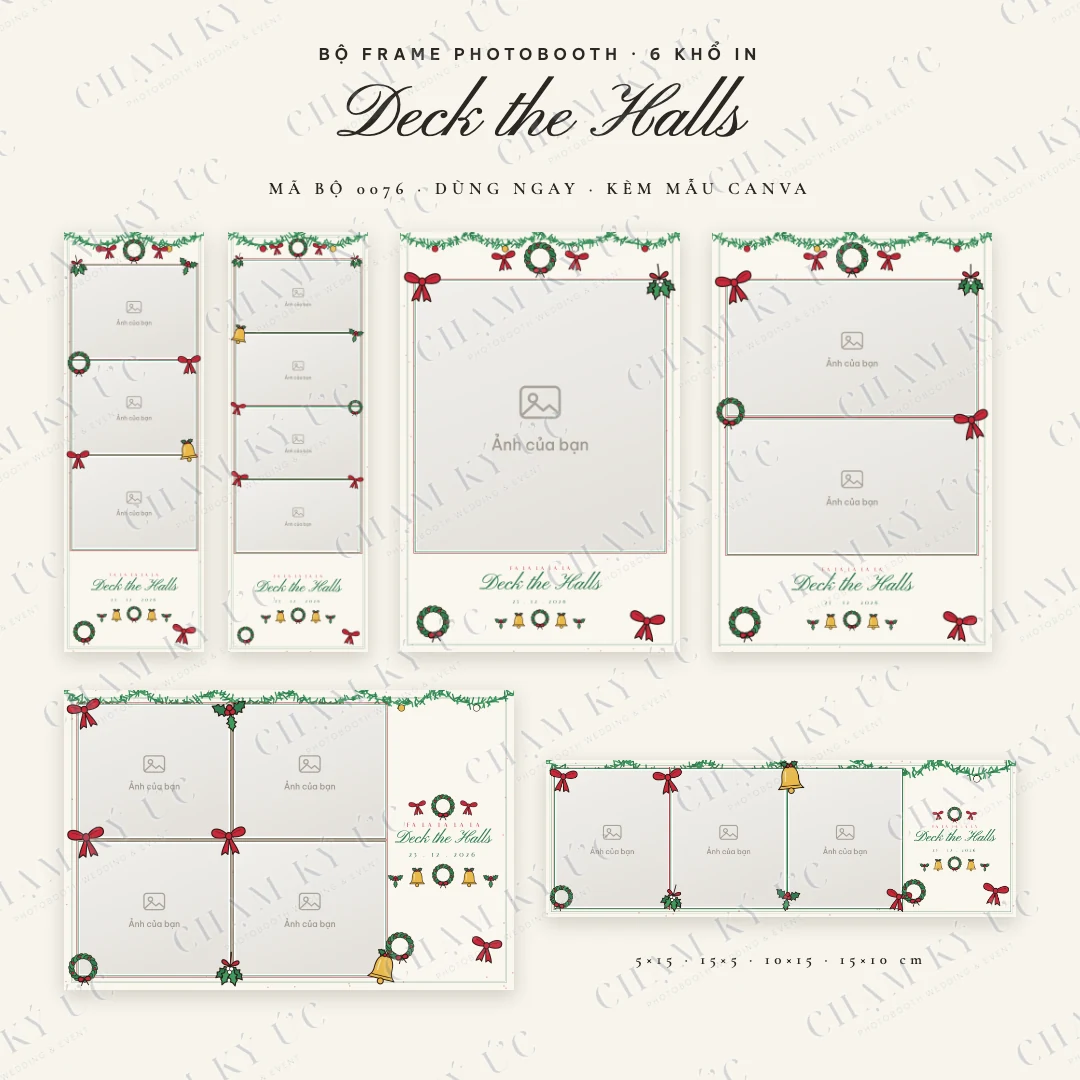 Bộ frame Deck the Halls