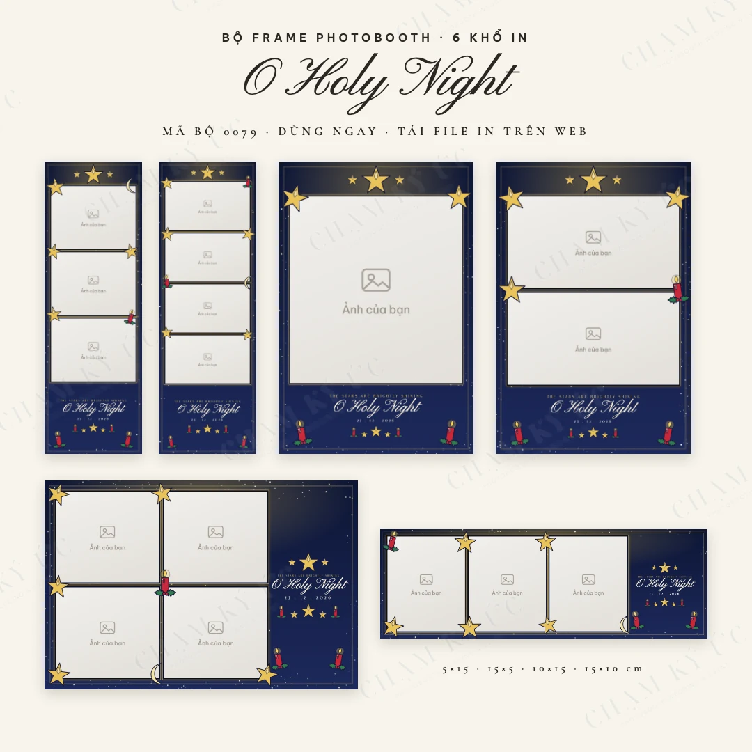 Bộ frame O Holy Night