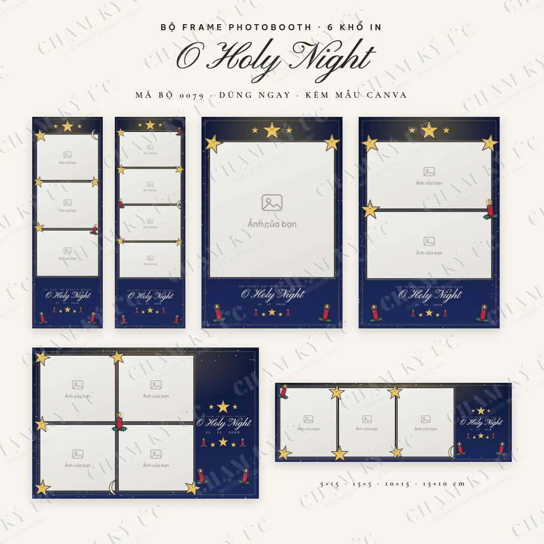 Bộ frame O Holy Night