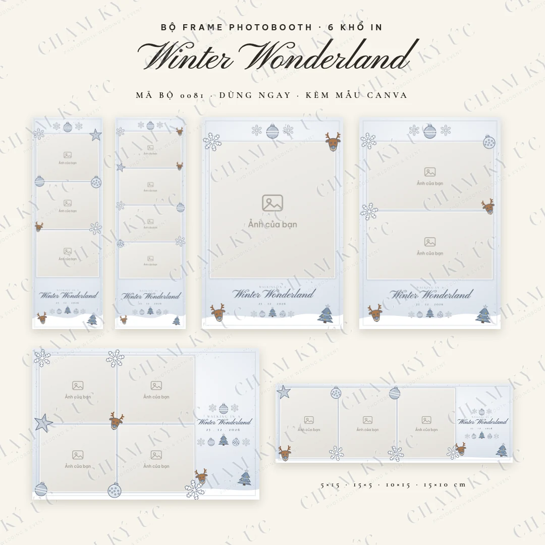 Bộ frame Winter Wonderland