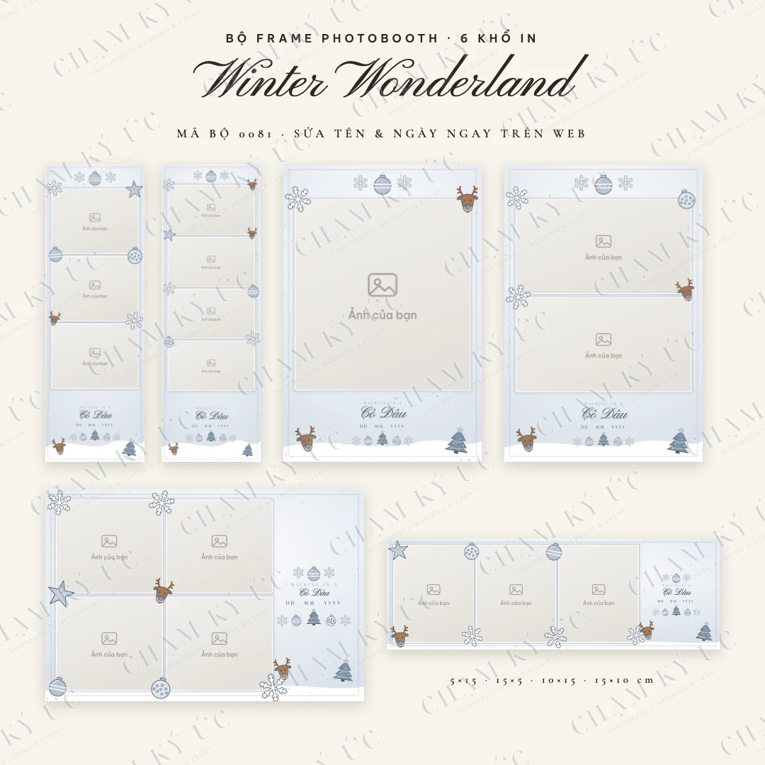 Bộ frame Winter Wonderland
