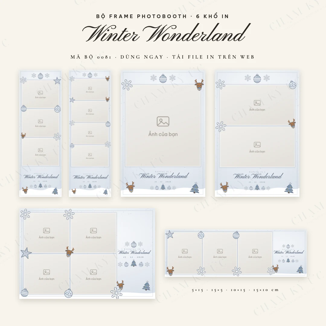 Bộ frame Winter Wonderland