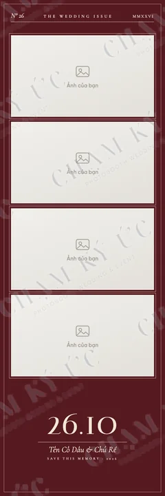 Dải 5×15 · 4 ô