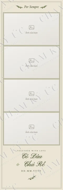 Dải 5×15 · 4 ô